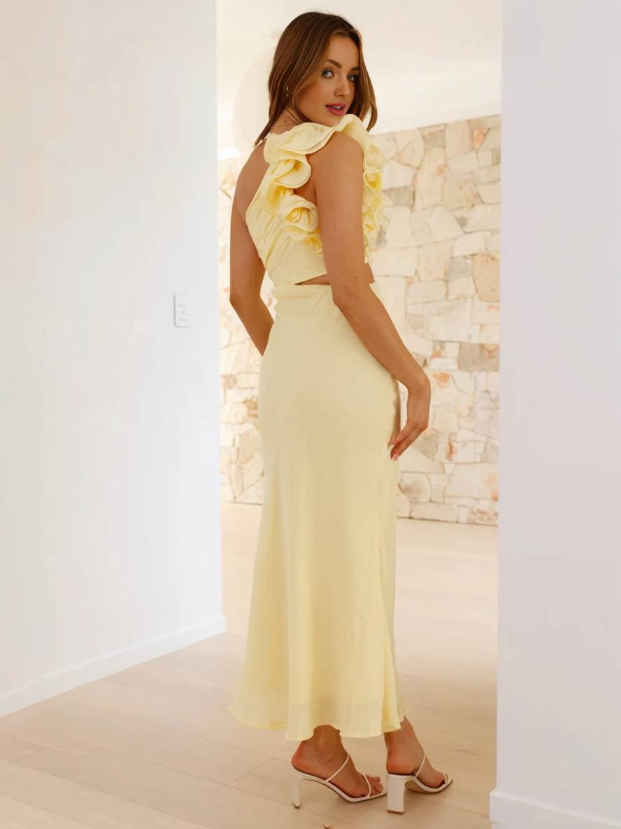 Amelia Asymetryczna Suknia Wieczorowa | Ekskluzywna Tkanina, Midi 3