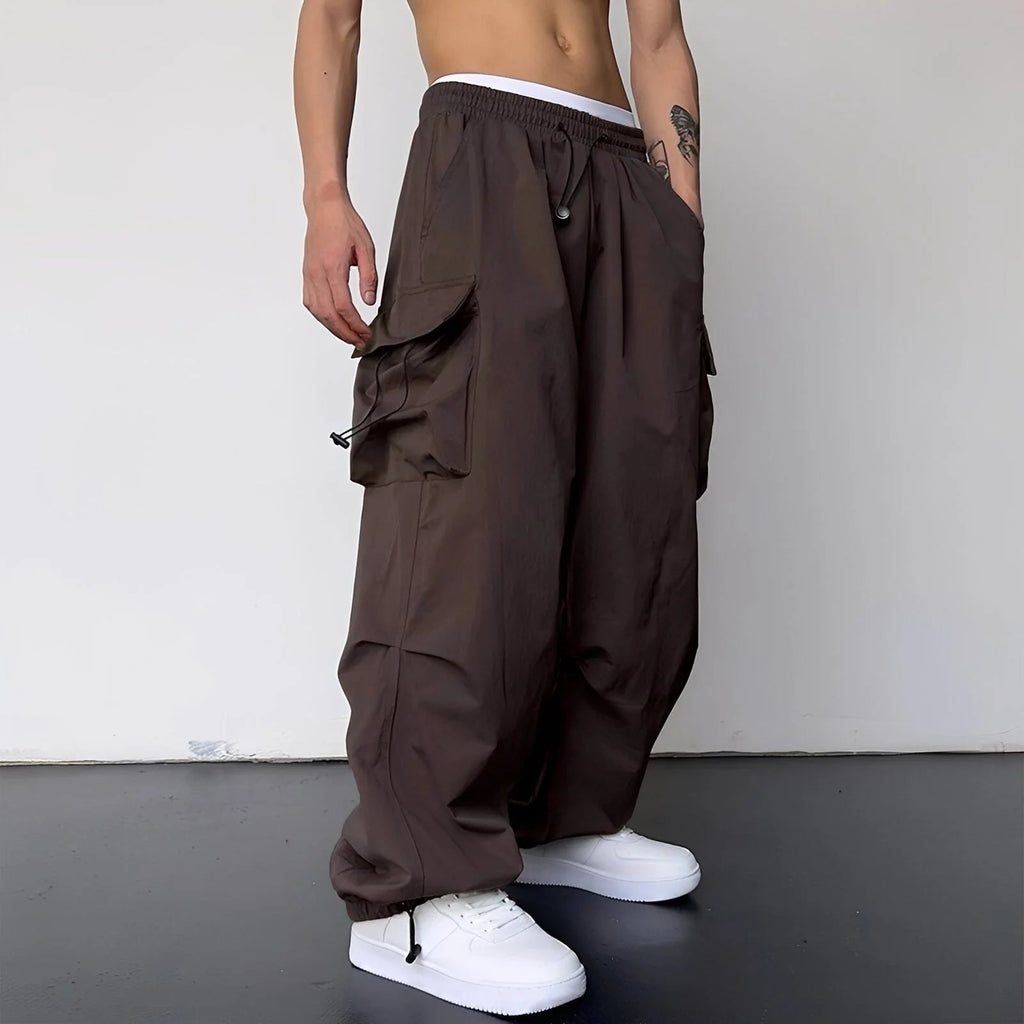 Baggy Max Spodnie Męskie | Luźny Krój, Elastyczna Talia, Funkcjonalne Kieszenie 3