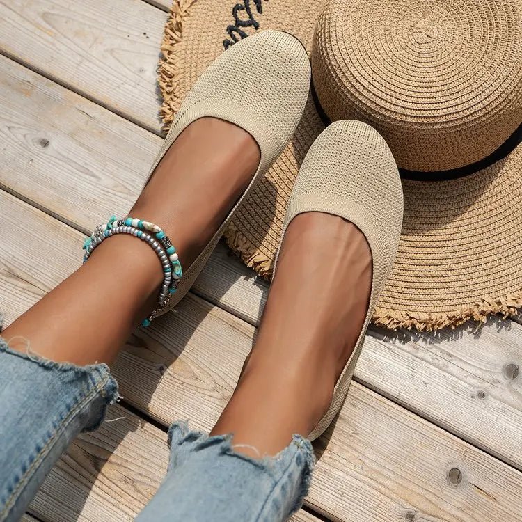 Baleriny Lila Damskie | Elastyczne, Ortopedyczny Minimalistyczny Design 1