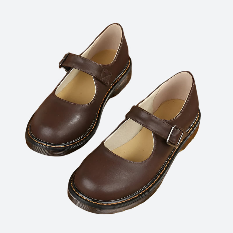 Baleriny Mela Damskie | Ortopedyczne, Skóra Ekologiczna, Czarny Kolor 0