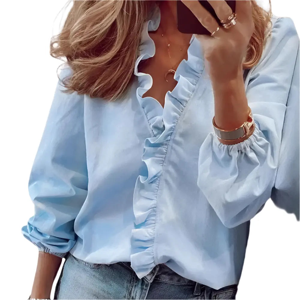 Biała Bluzka Damska Bella | Klasyczny Krój, Elegancki Design 2