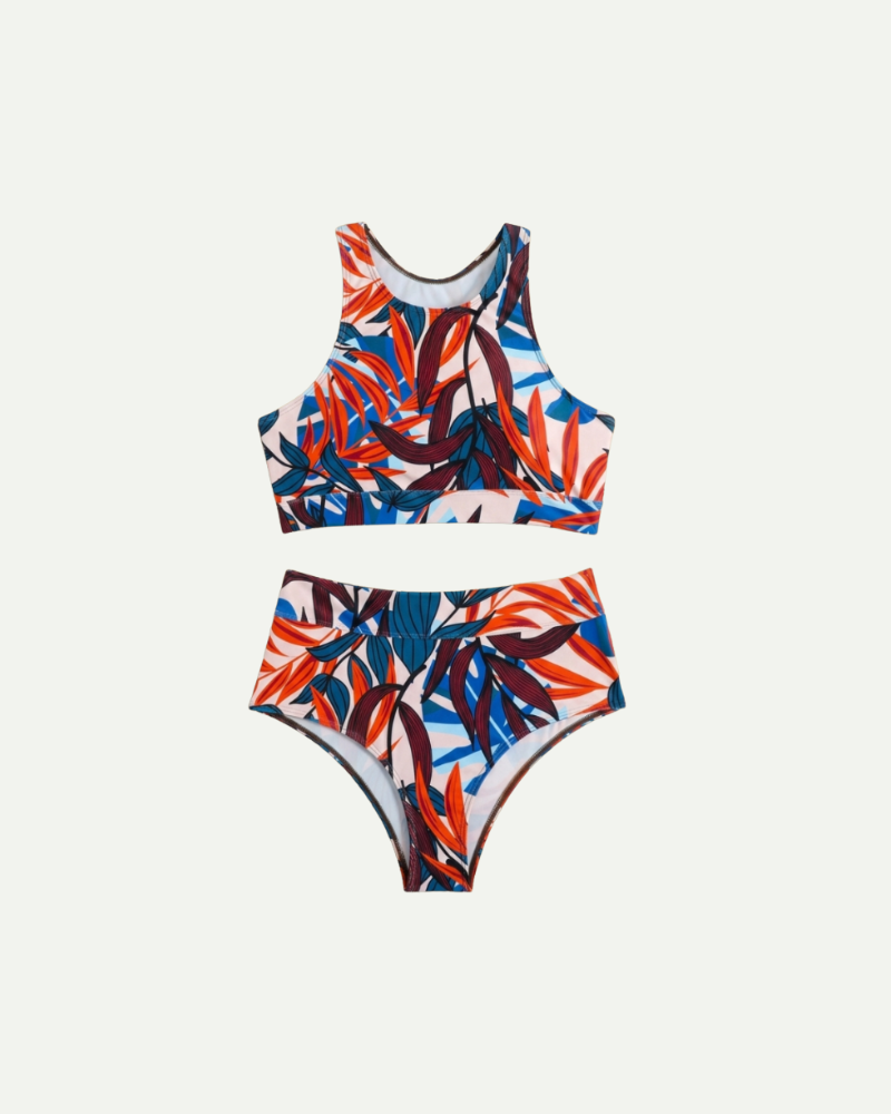 Bikini Aurelia Damskie | Sportowy Top, Dół z Wysokim Stanem 5