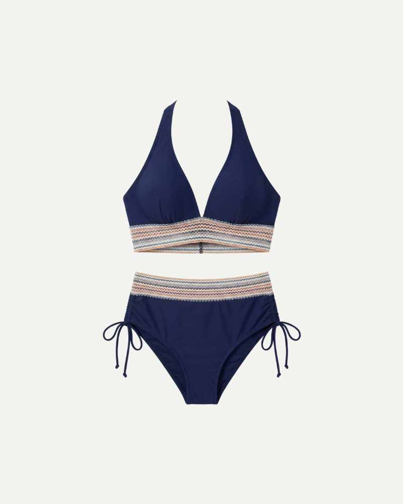 Bikini Luna Damskie | Wysoki Stan, Regulowane Ramiączka, Nowoczesny Design 3
