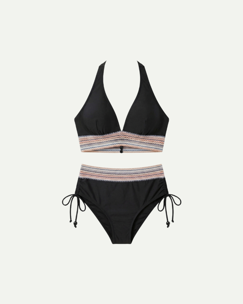 Bikini Luna Damskie | Wysoki Stan, Regulowane Ramiączka, Nowoczesny Design 4