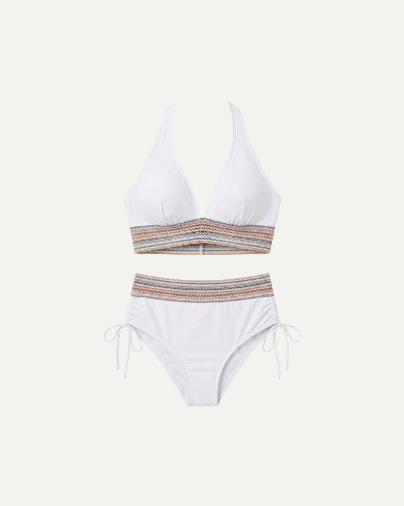 Bikini Luna Damskie | Wysoki Stan, Regulowane Ramiączka, Nowoczesny Design 5