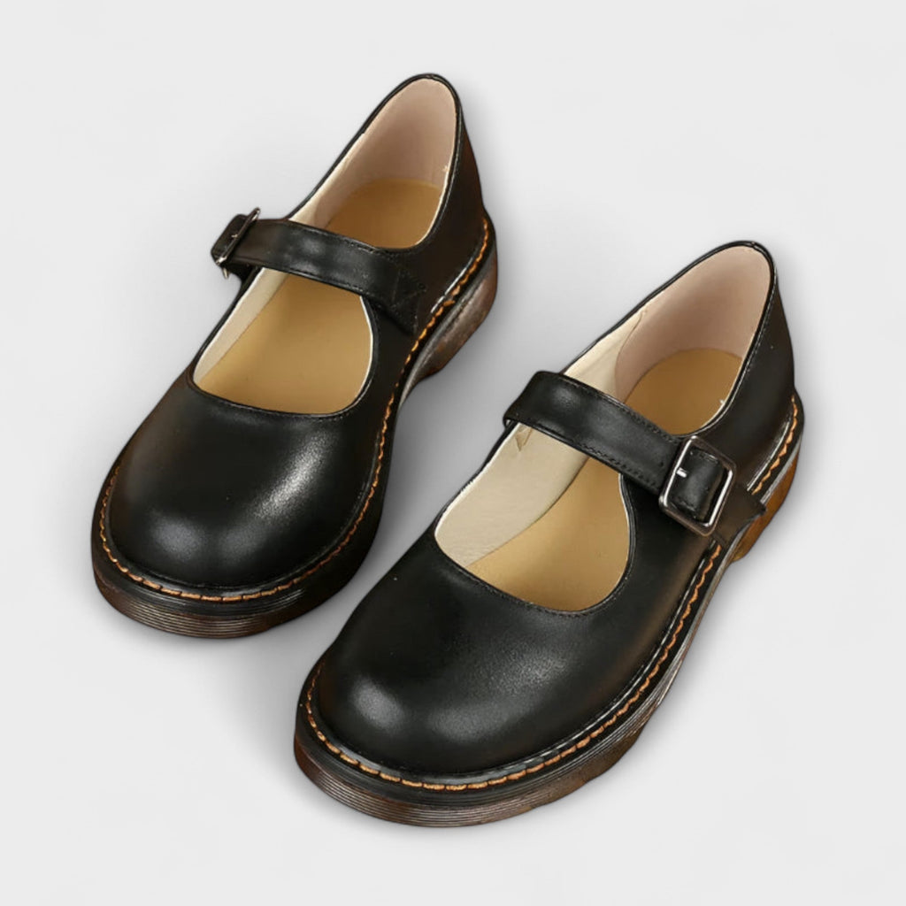 Buty Mary Jane Ela | Klasyczny Design, Metalowa Klamra 2