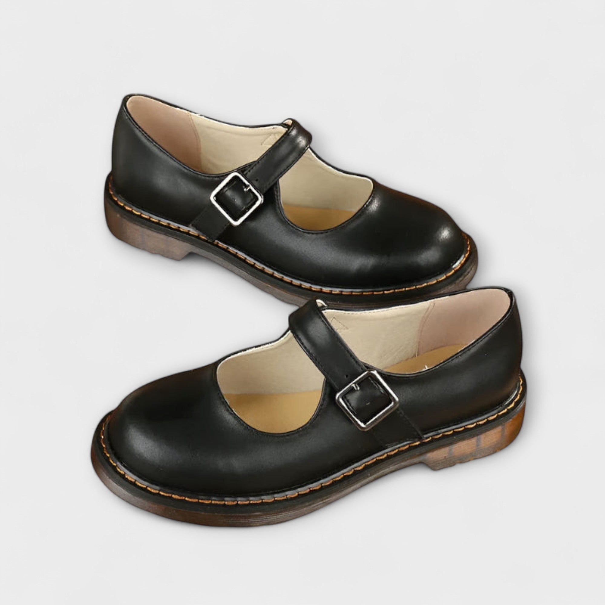 Buty Mary Jane Ela | Klasyczny Design, Metalowa Klamra 3