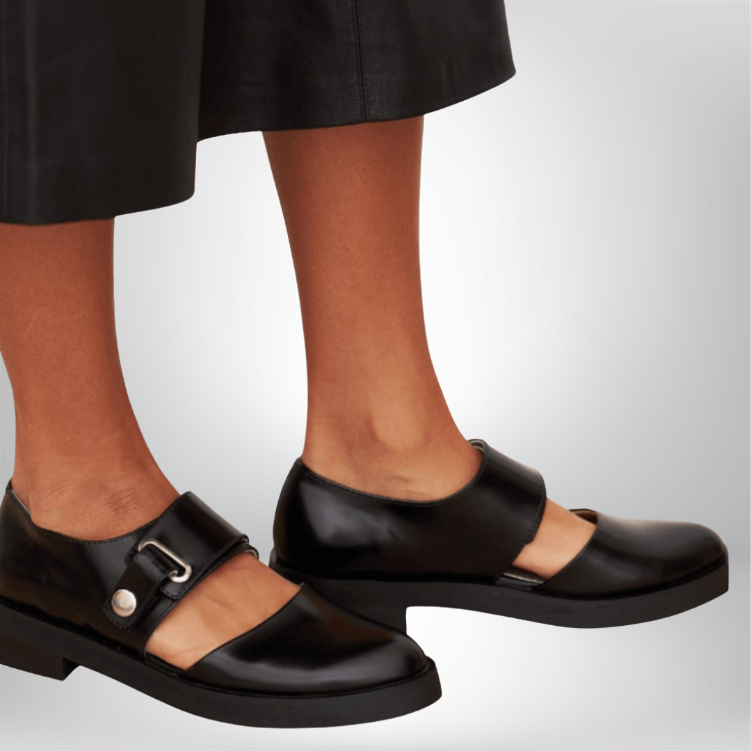 Buty Mary Jane Lila | Elegancka Klamra, Niski Obcas 2,5 cm 2