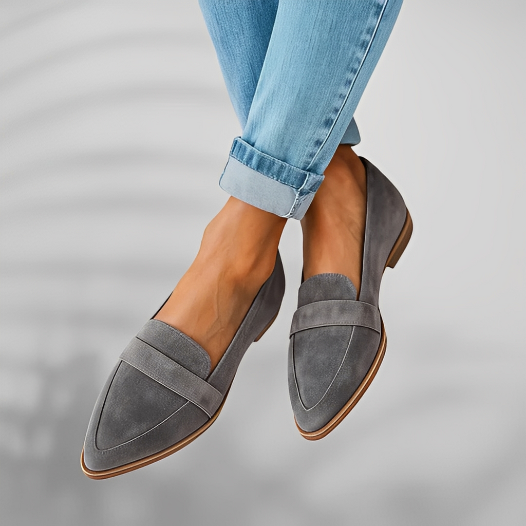 Buty codzienne Narcissa | Skórzane, elegancki wąski nosek 0