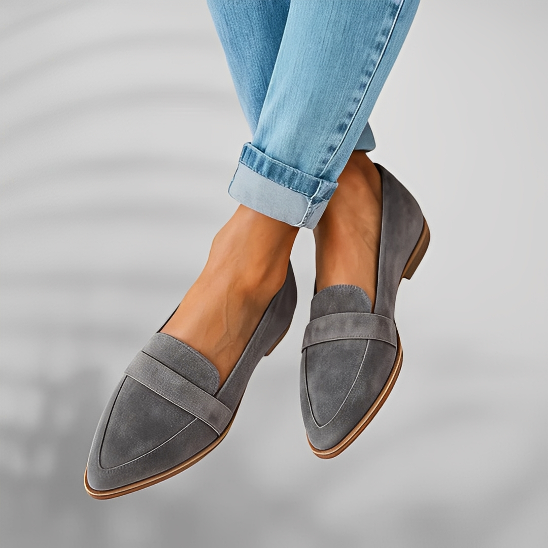 Buty codzienne Narcissa | Skórzane, elegancki wąski nosek 0