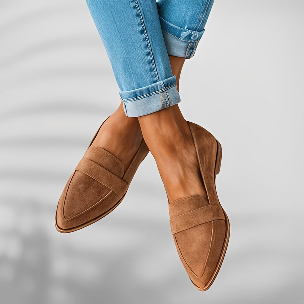 Buty codzienne Narcissa | Skórzane, elegancki wąski nosek 1