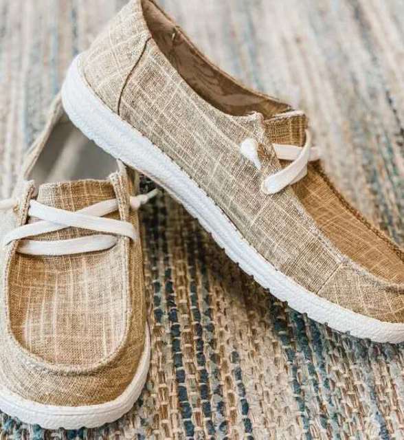 Buty damskie Lila | Sznurowane, wygodne, stylowe tekstylne botki 3