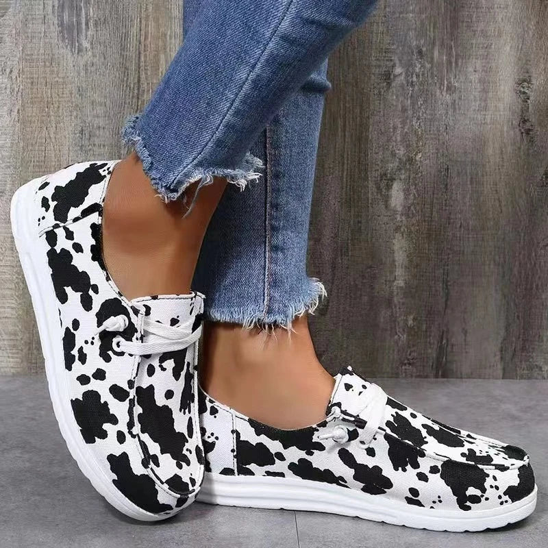 Buty damskie Lila | Sznurowane, wygodne, stylowe tekstylne botki 4
