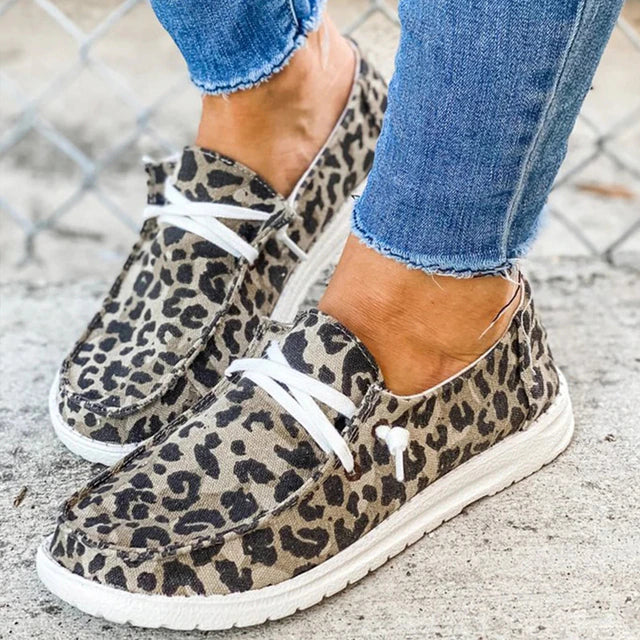 Buty damskie Lila | Sznurowane, wygodne, stylowe tekstylne botki 6