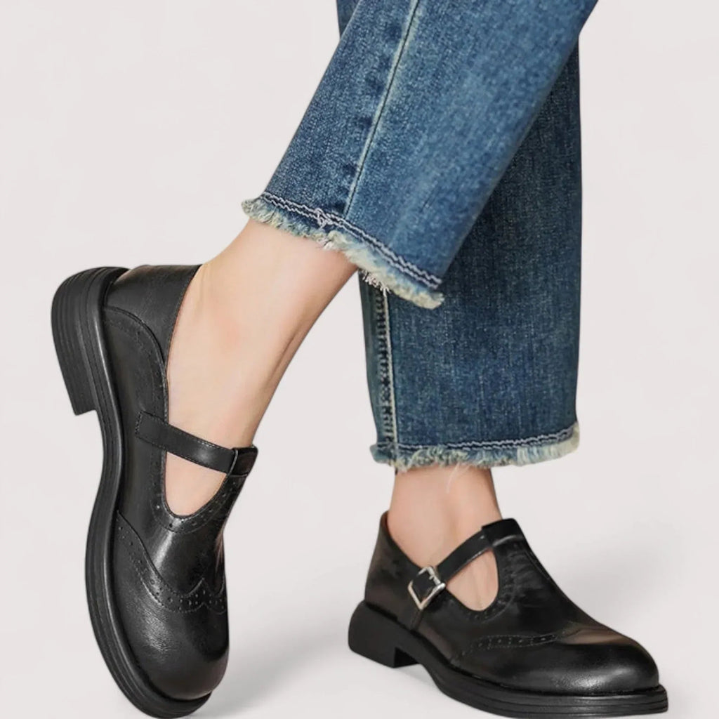Buty damskie Lira | Wygodny fason z paskiem, materiał syntetyczny 0