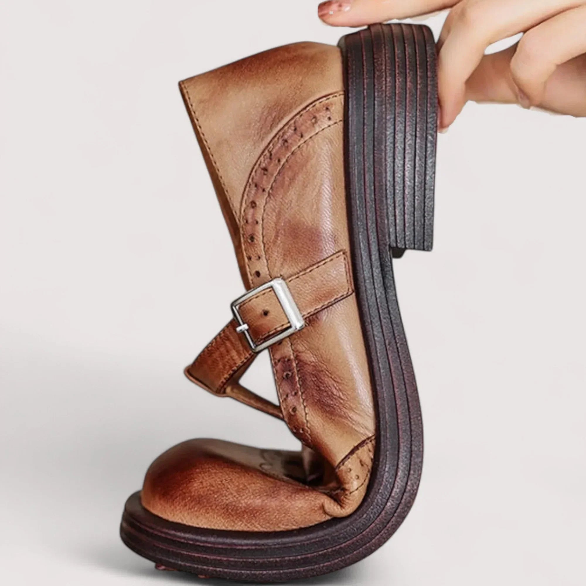 Buty damskie Lira | Wygodny fason z paskiem, materiał syntetyczny 2