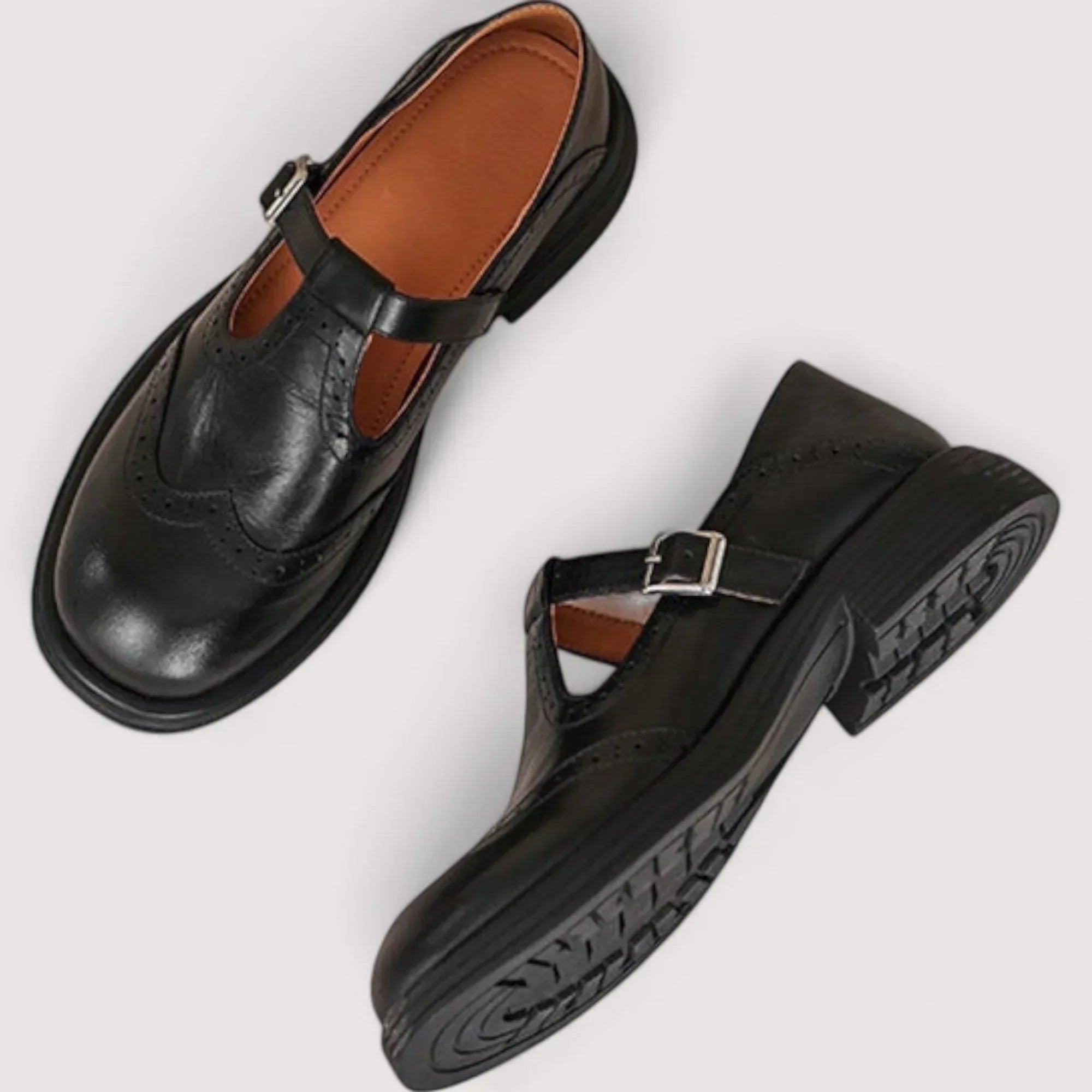 Buty damskie Lira | Wygodny fason z paskiem, materiał syntetyczny 4