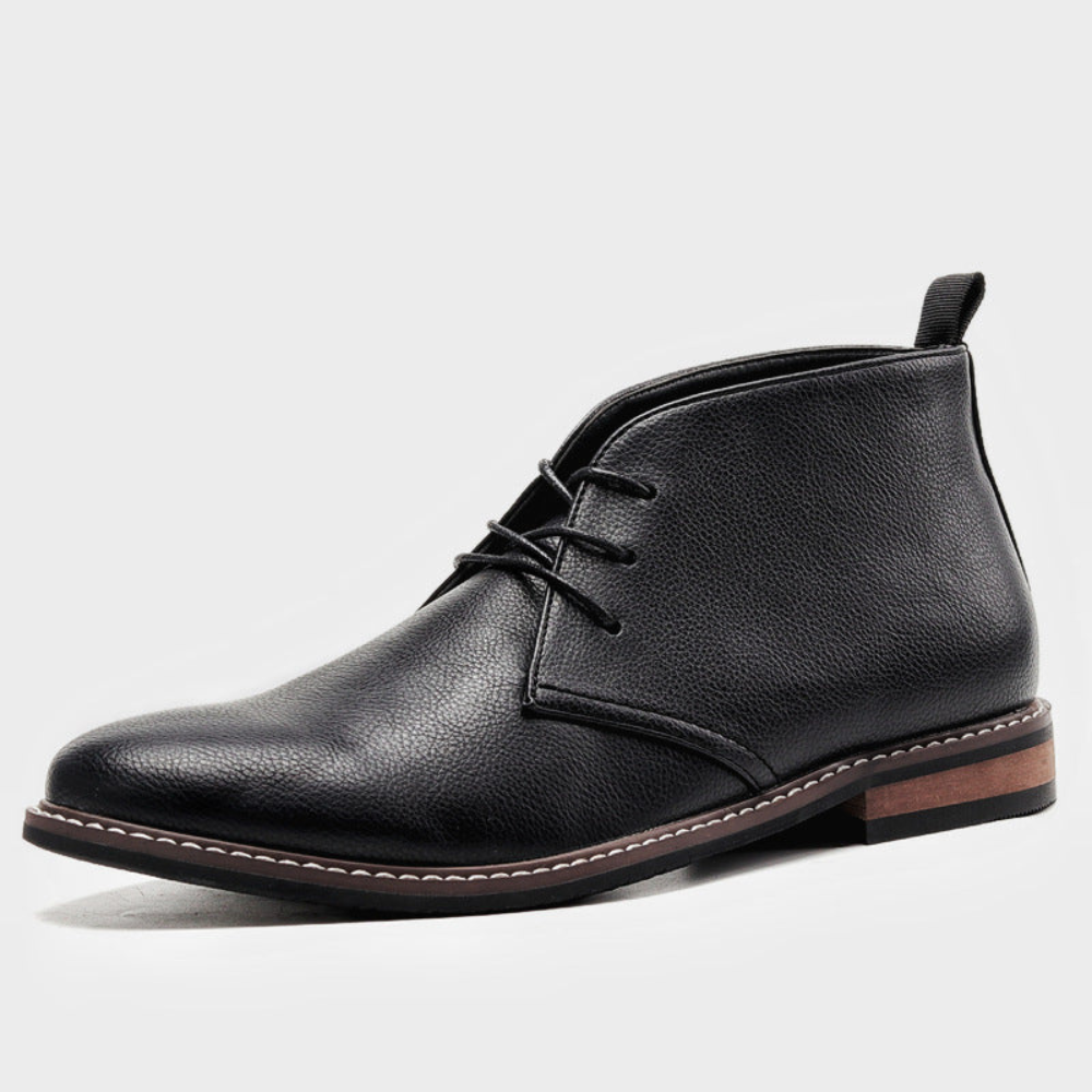 Buty męskie chukka Łukasz | Naturalny zamsz, elegancki design 3