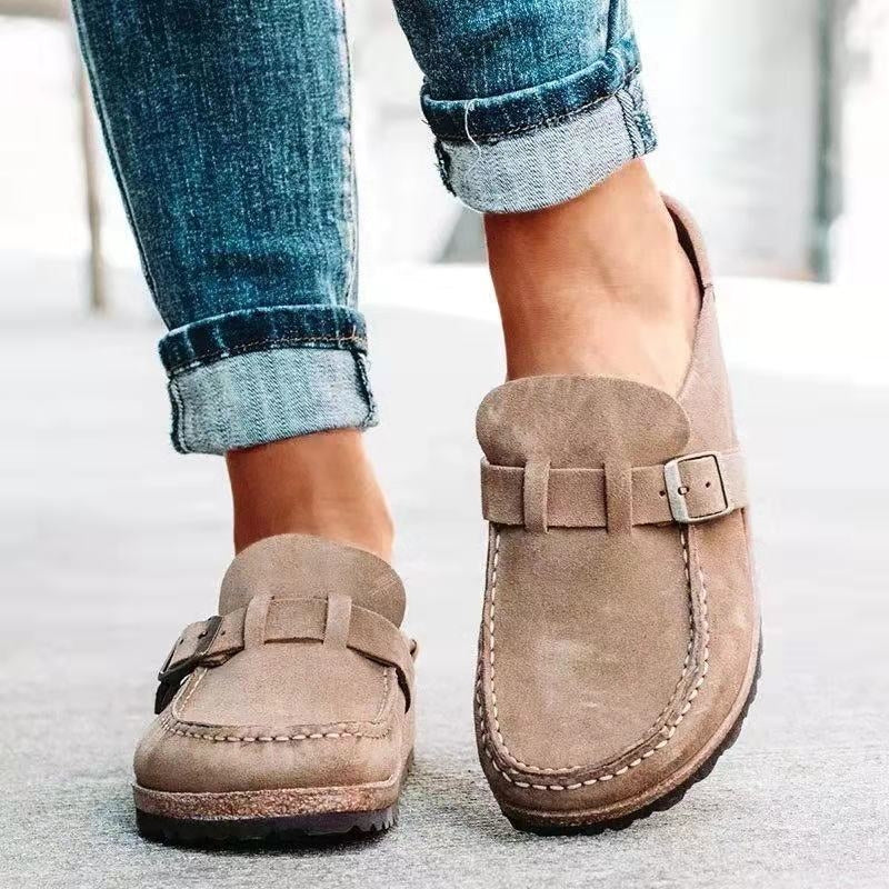 Buty ortopedyczne Lorwin | Ergonomiczne zamszowe wsuwane dla kobiet 2