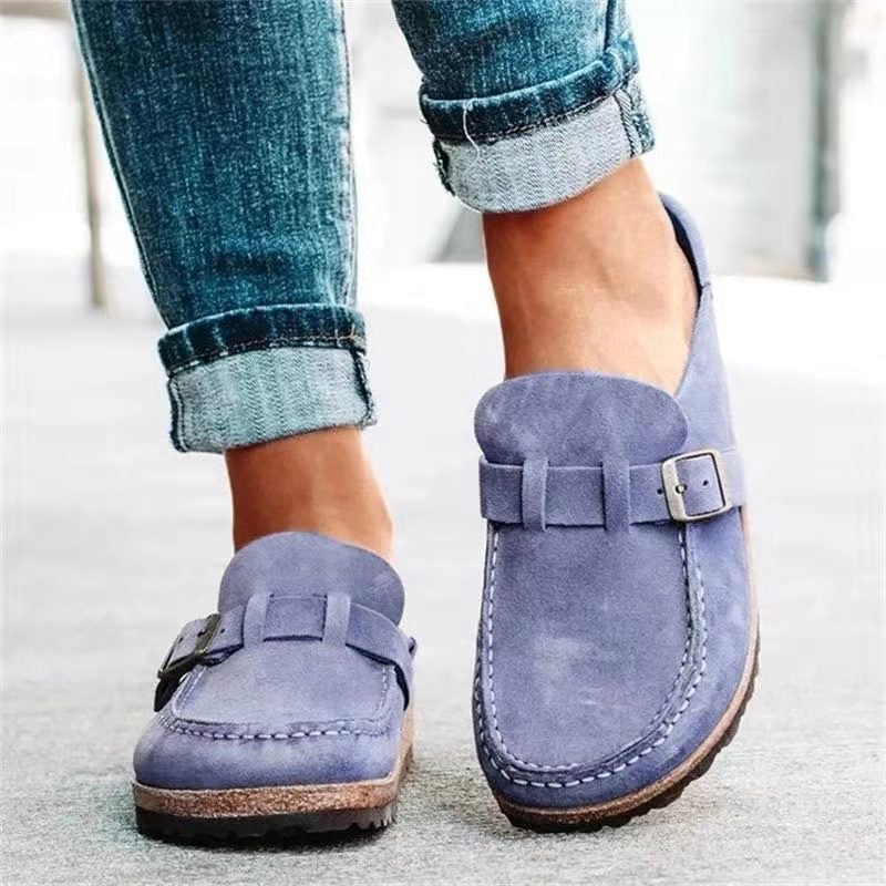 Buty ortopedyczne Lorwin | Ergonomiczne zamszowe wsuwane dla kobiet 4