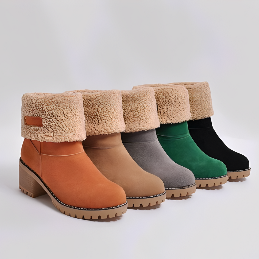Buty zimowe Joella | Zamsz, Antypoślizgowa Podeszwa, Klasyczny Design 3