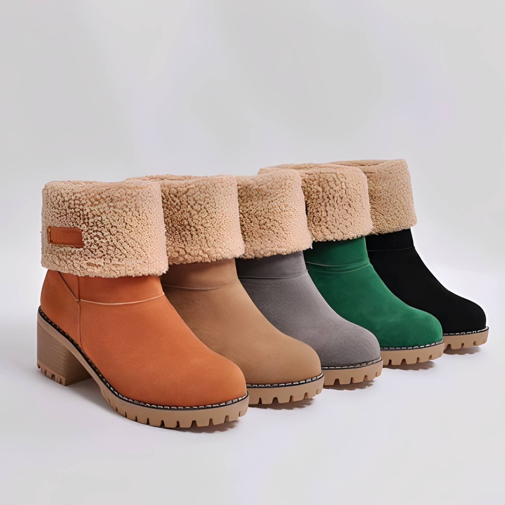 Buty zimowe Joella | Zamsz, Antypoślizgowa Podeszwa, Klasyczny Design 3