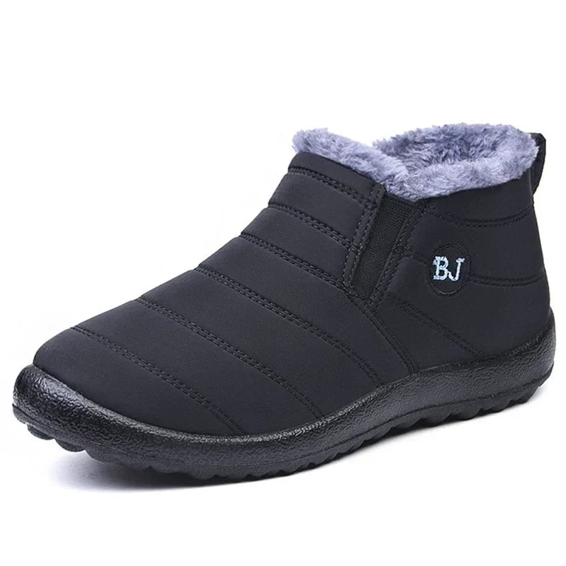 Buty zimowe Livia | Ocieplenie futerkiem, wodoodporne, damskie śniegowce 4