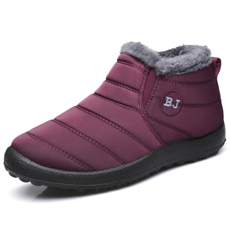 Buty zimowe Livia | Ocieplenie futerkiem, wodoodporne, damskie śniegowce 6
