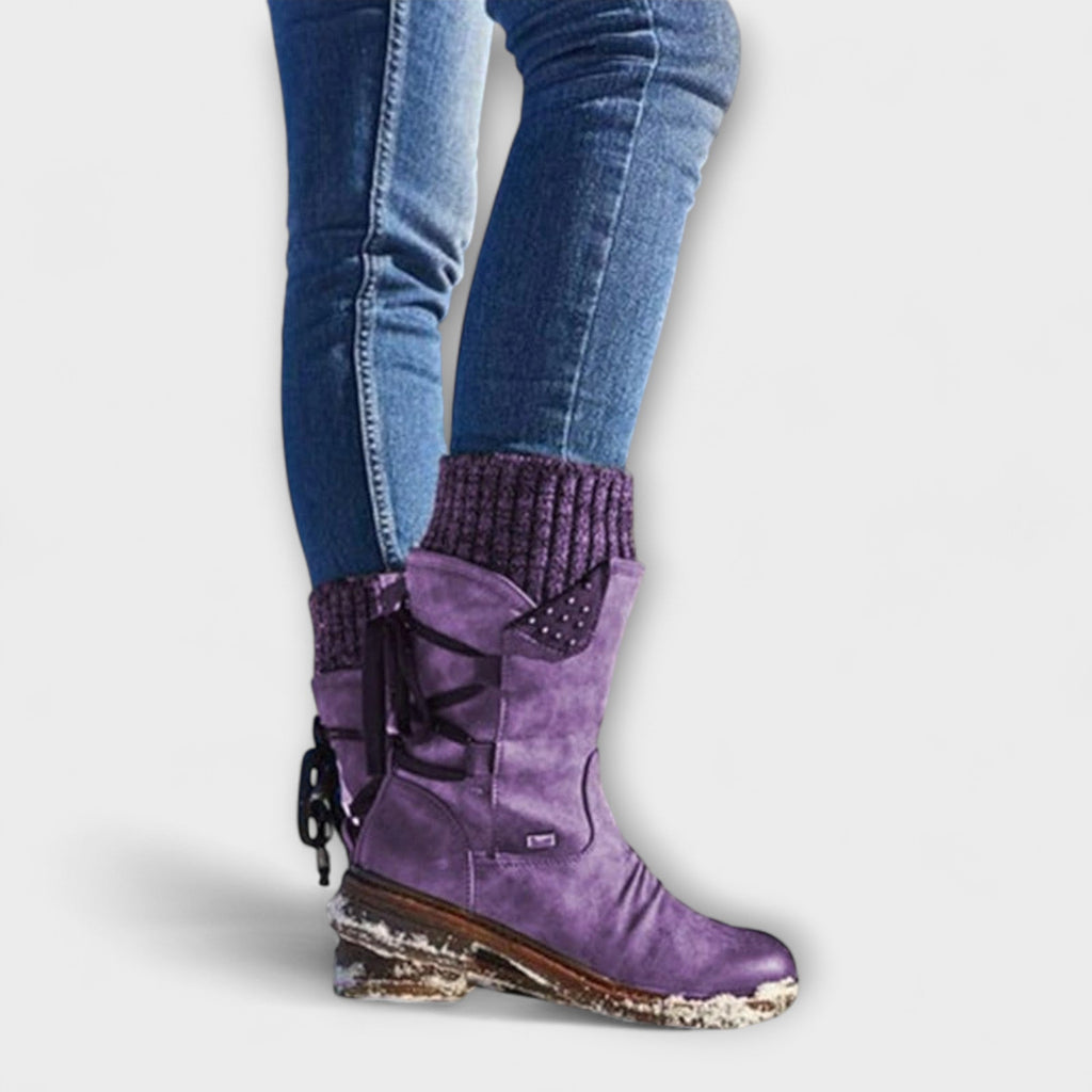 Buty zimowe Sydney | Skóra syntetyczna, Minimalistyczny design dla kobiet 1