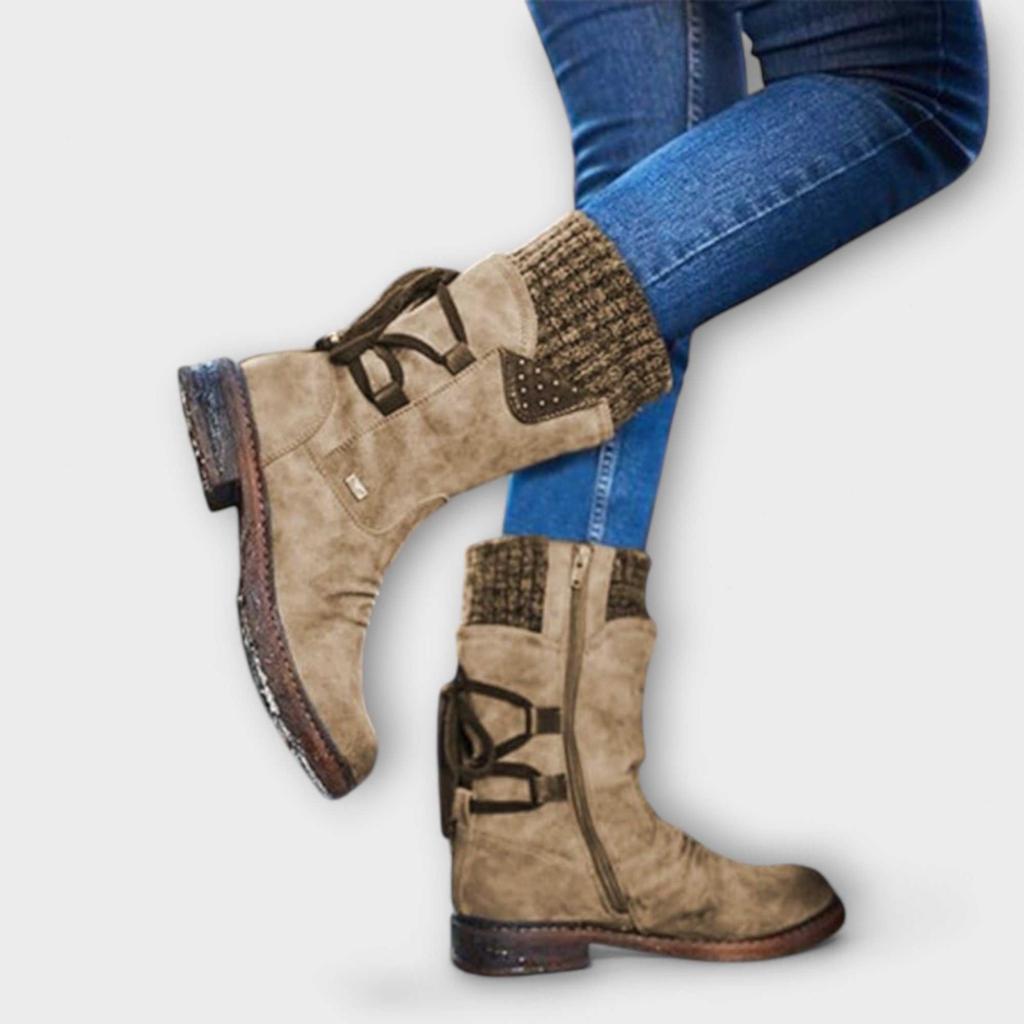 Buty zimowe Sydney | Skóra syntetyczna, Minimalistyczny design dla kobiet 2