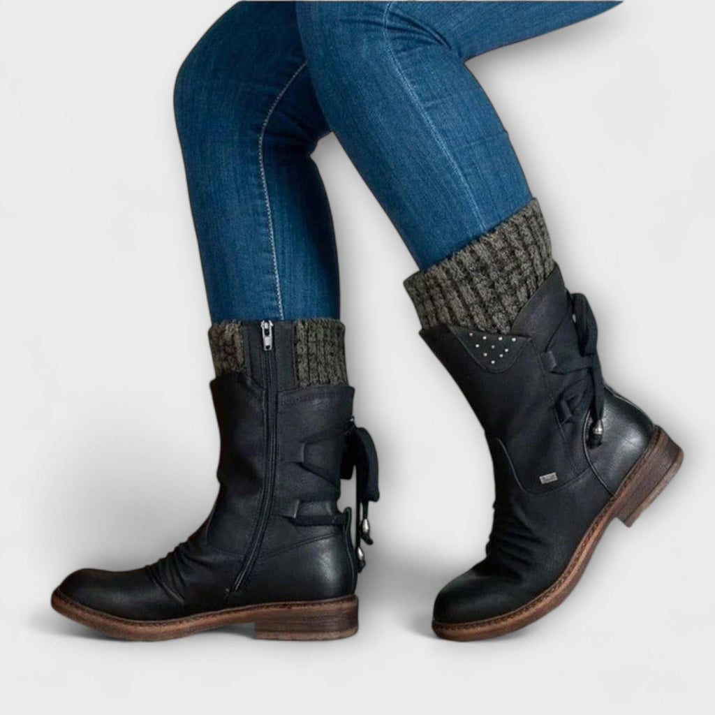 Buty zimowe Sydney | Skóra syntetyczna, Minimalistyczny design dla kobiet 3