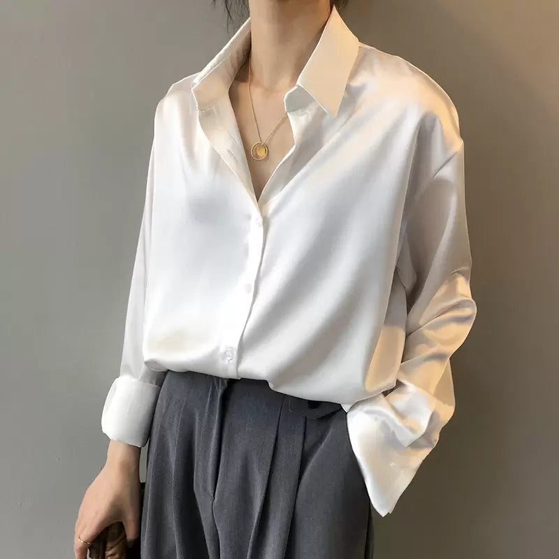 Elegancka Bluzka Lira Damska | Klasyczny Krój, 100% Bawełna 1