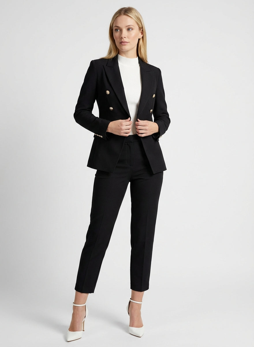 Garnitur damski Marta | Elegancki dwuczęściowy komplet Slim Fit 0
