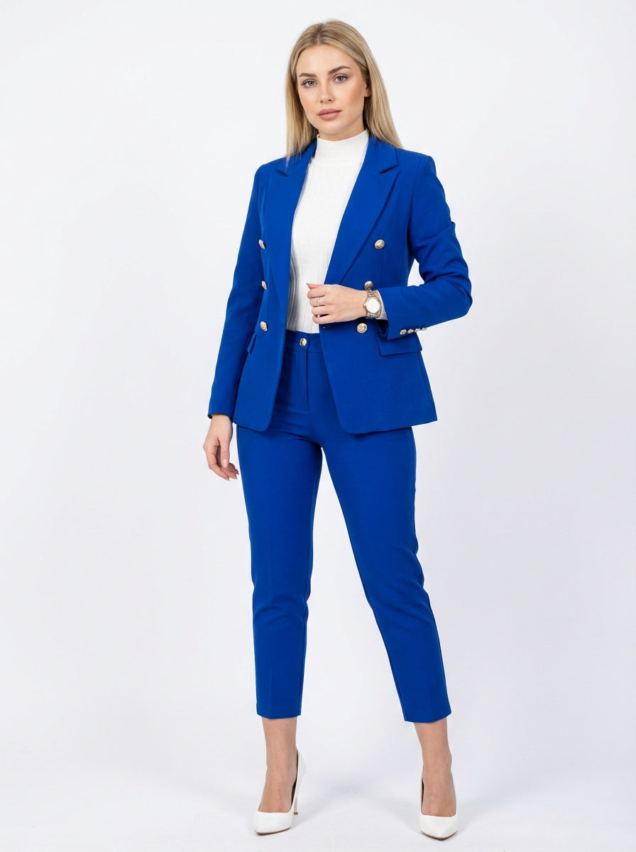 Garnitur damski Marta | Elegancki dwuczęściowy komplet Slim Fit 1
