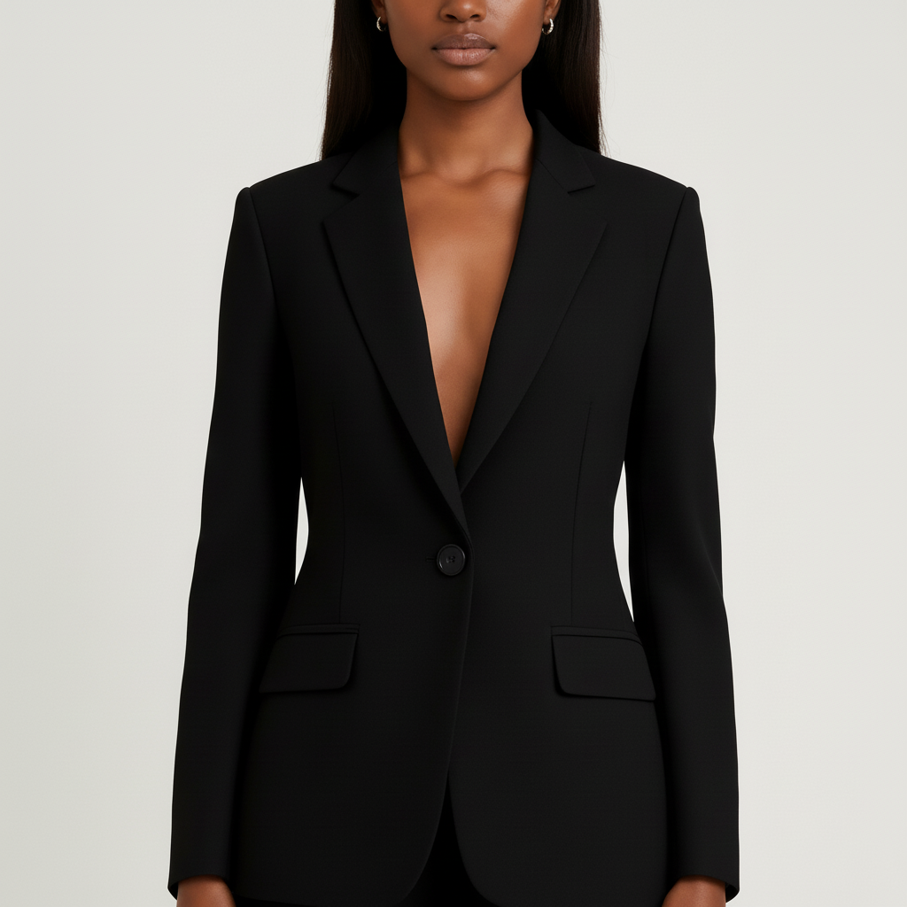 Garnitur damski Mela | Klasyczny Blazer i Spodnie, Elegancki Zestaw Komplet 0