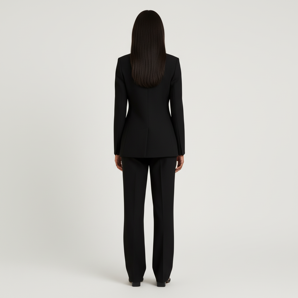 Garnitur damski Mela | Klasyczny Blazer i Spodnie, Elegancki Zestaw Komplet 2