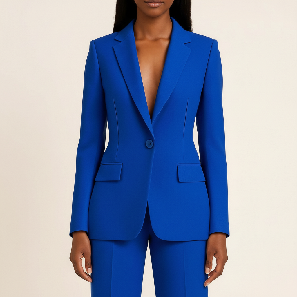 Garnitur damski Mela | Klasyczny Blazer i Spodnie, Elegancki Zestaw Komplet 8