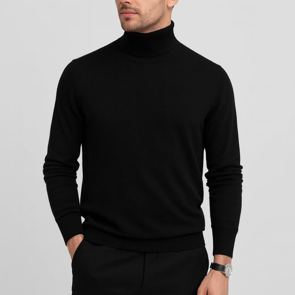 Golf kaszmirowy Mikołaj | Klasyczny krój, elegancki design dla mężczyzn 1