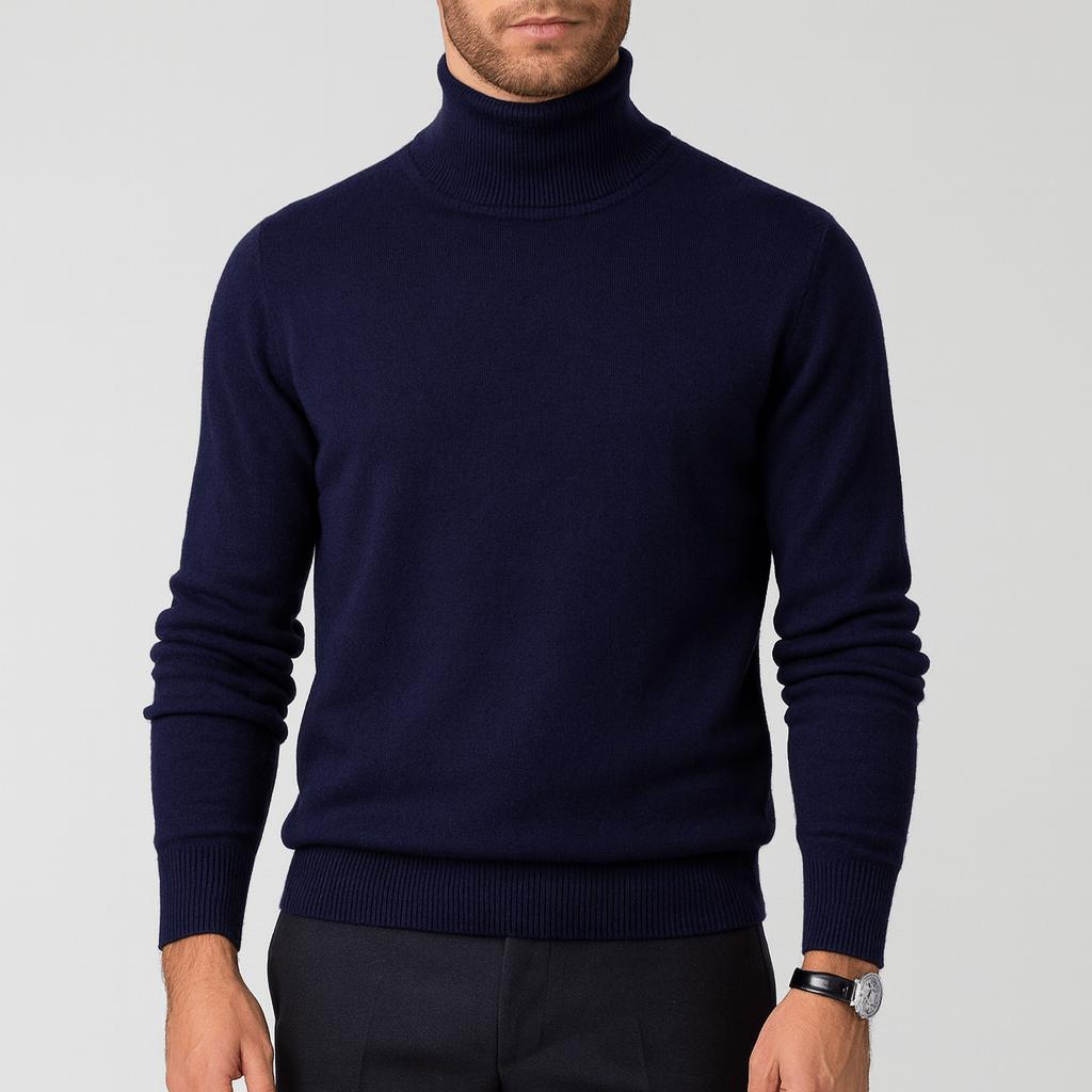 Golf kaszmirowy Mikołaj | Klasyczny krój, elegancki design dla mężczyzn 2