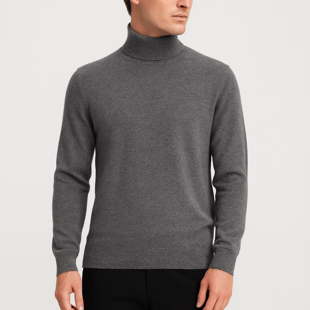 Golf kaszmirowy Mikołaj | Klasyczny krój, elegancki design dla mężczyzn 3