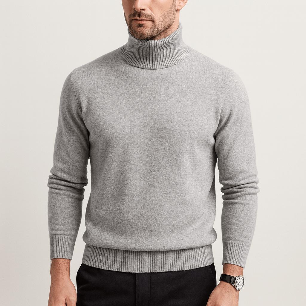 Golf kaszmirowy Mikołaj | Klasyczny krój, elegancki design dla mężczyzn 5