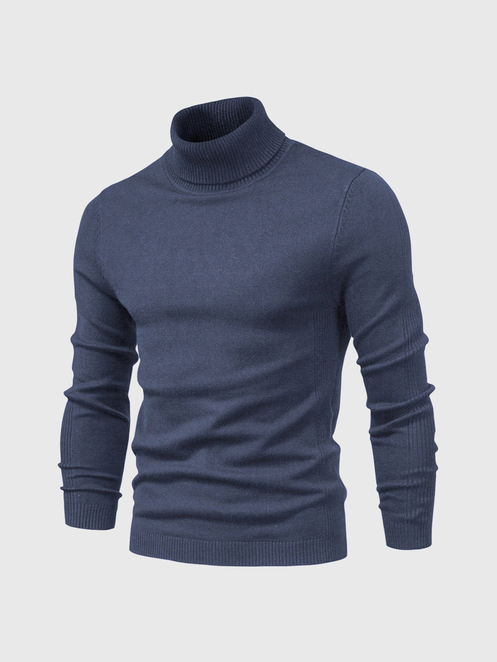 Golf męski Adrien | Elegancki krój, bawełna organiczna, czarny 11
