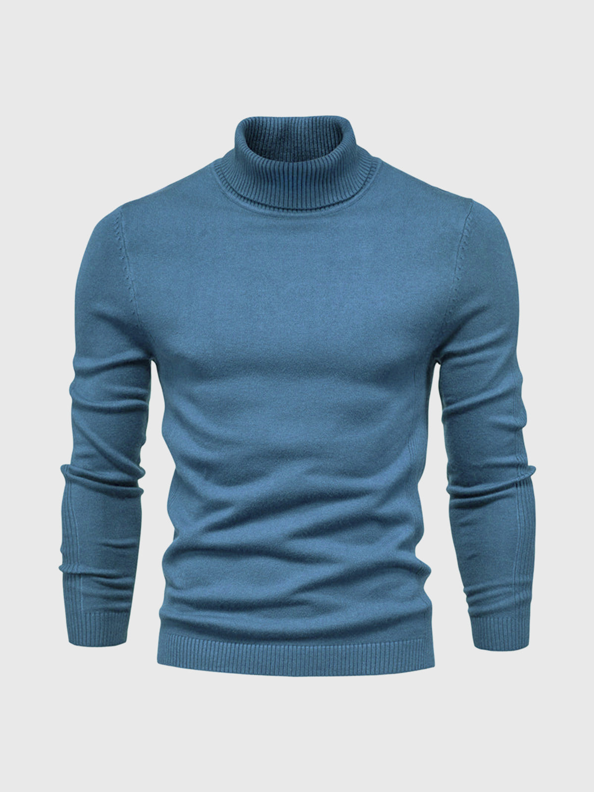 Golf męski Adrien | Elegancki krój, bawełna organiczna, czarny 12