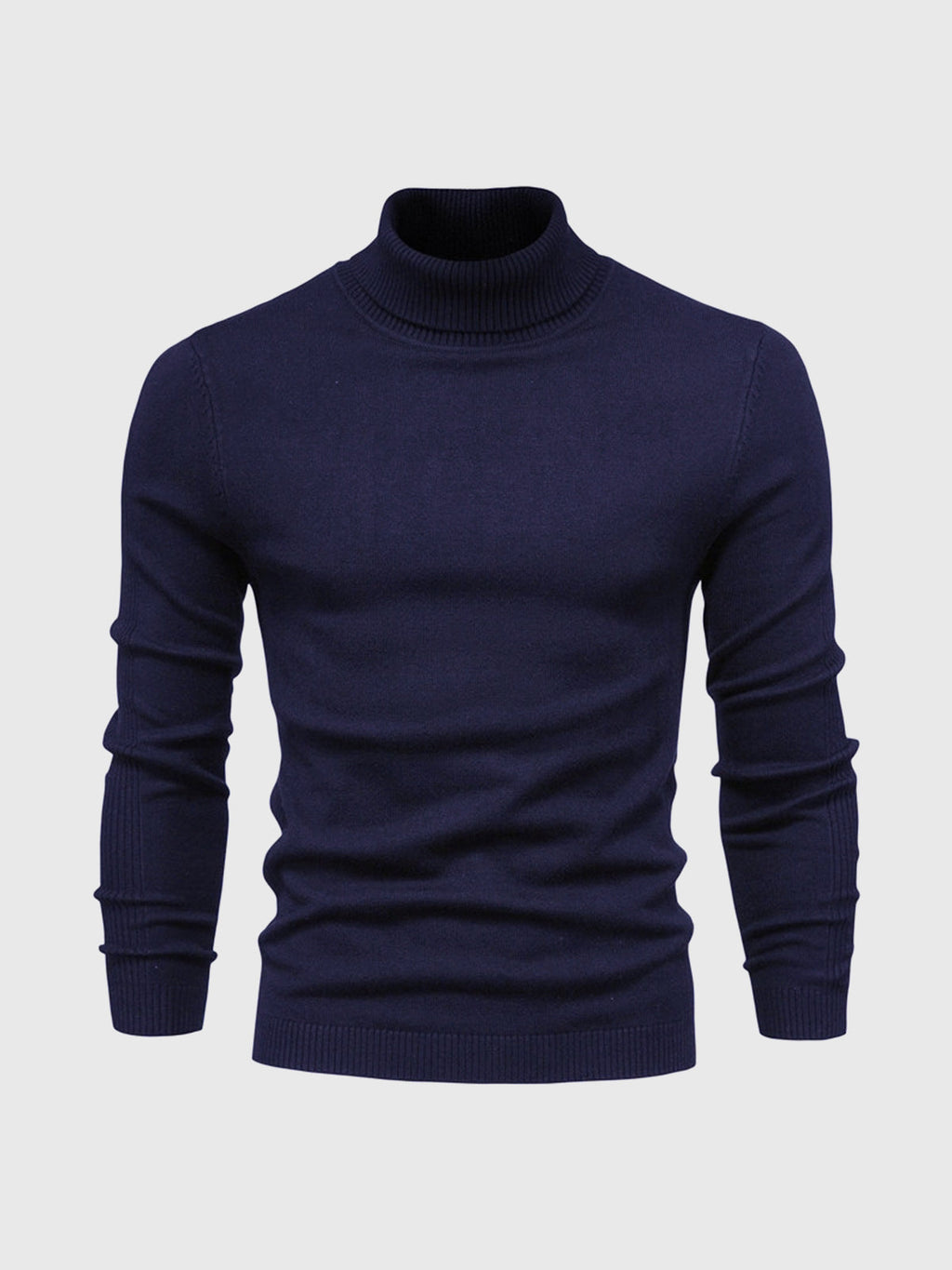 Golf męski Adrien | Elegancki krój, bawełna organiczna, czarny 4