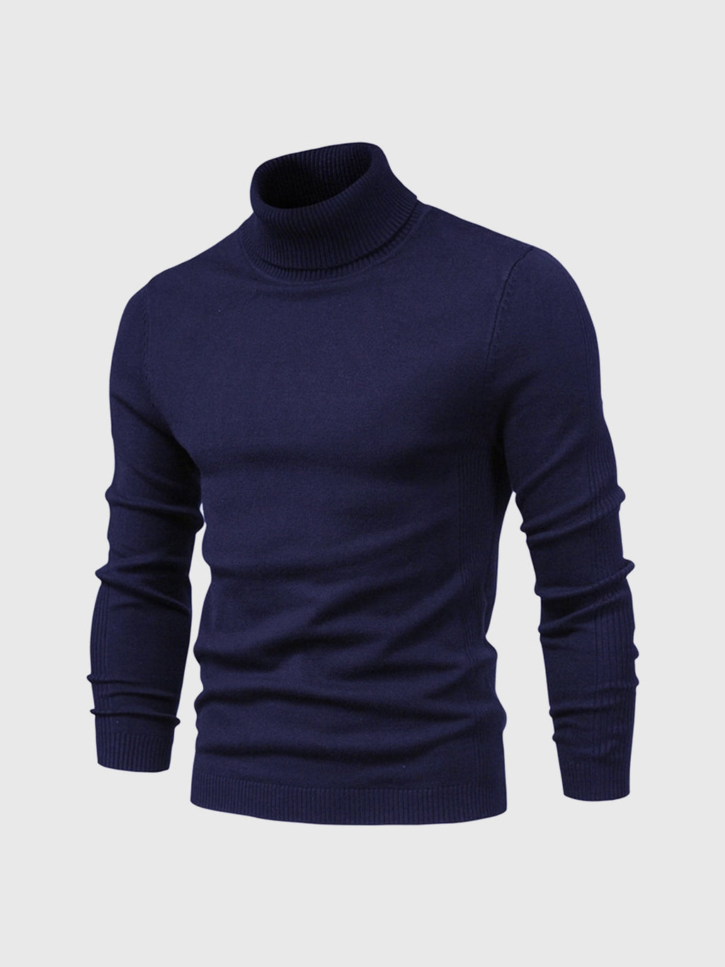 Golf męski Adrien | Elegancki krój, bawełna organiczna, czarny 5