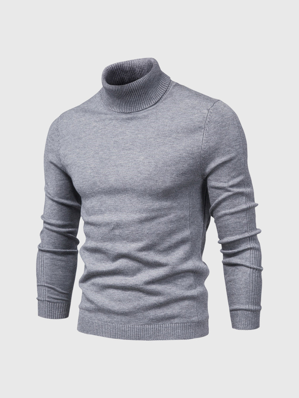 Golf męski Adrien | Elegancki krój, bawełna organiczna, czarny 7