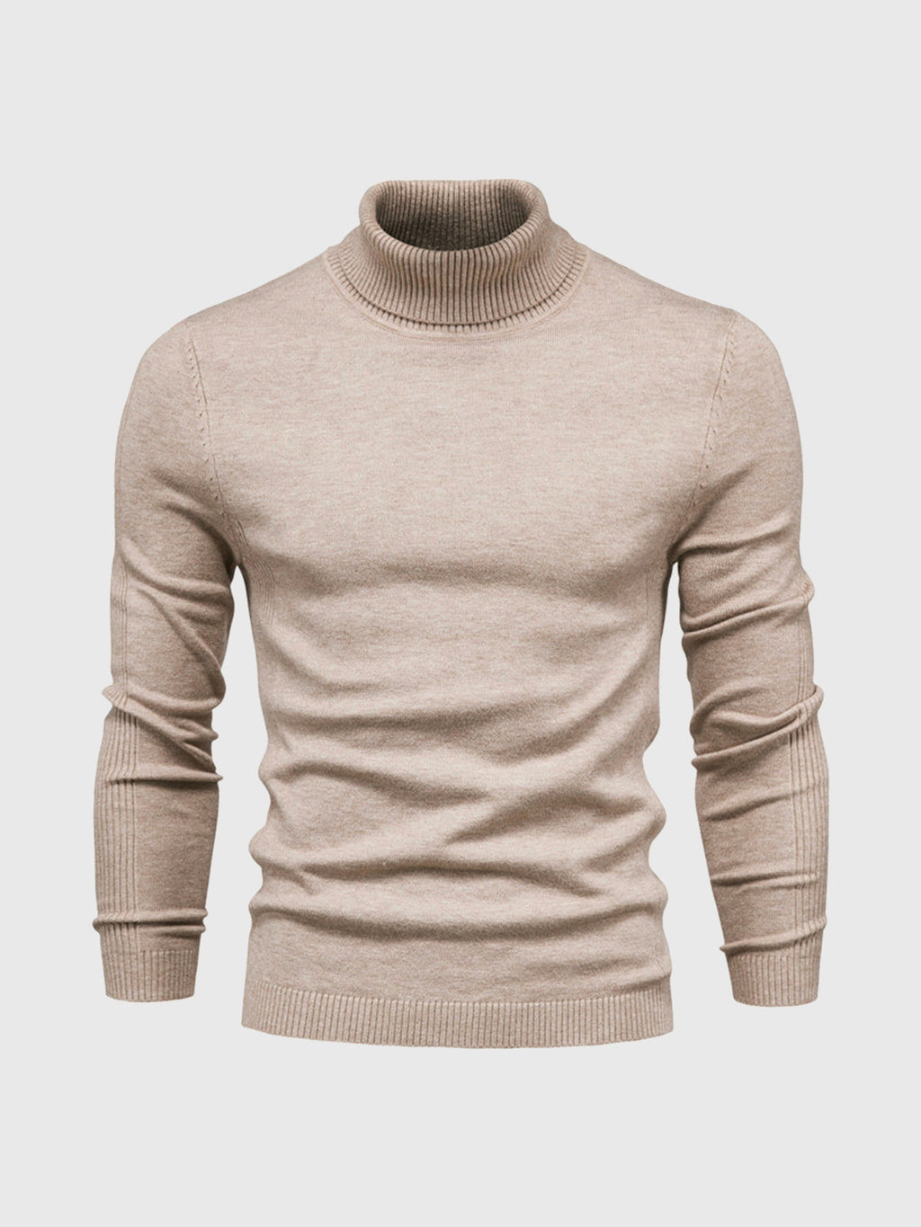 Golf męski Adrien | Elegancki krój, bawełna organiczna, czarny 8