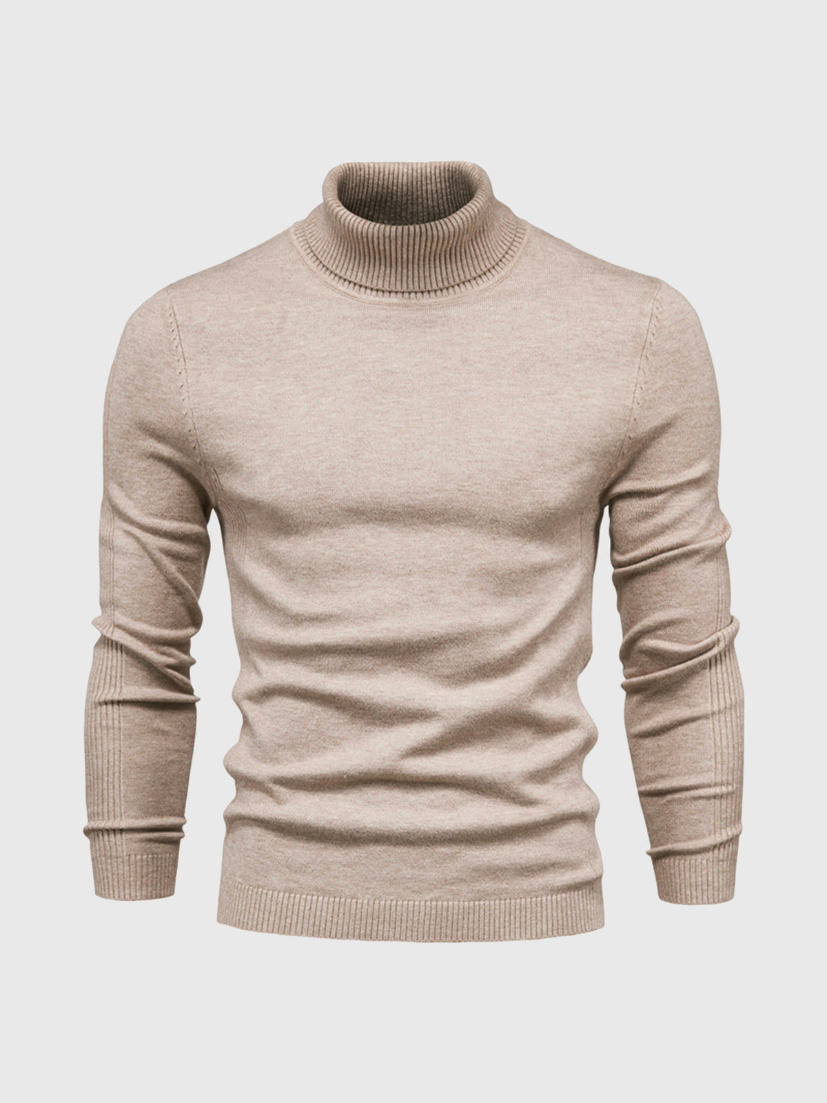 Golf męski Adrien | Elegancki krój, bawełna organiczna, czarny 8