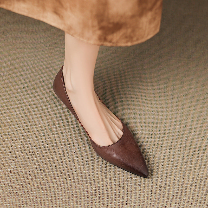 Irella Eleganckie Płaskie Buty do Sukienki | Skóra Naturalna, Antypoślizgowa Podeszwa 2