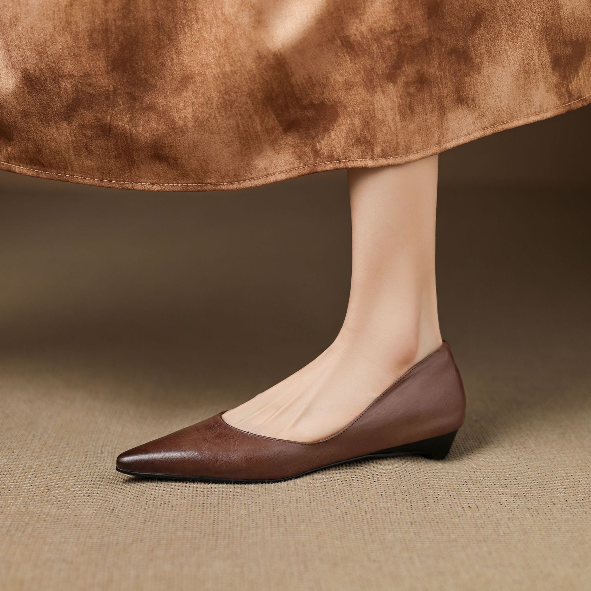 Irella Eleganckie Płaskie Buty do Sukienki | Skóra Naturalna, Antypoślizgowa Podeszwa 4